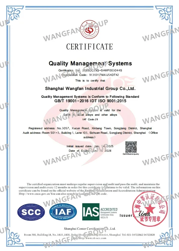 ISO 9001 Quality System